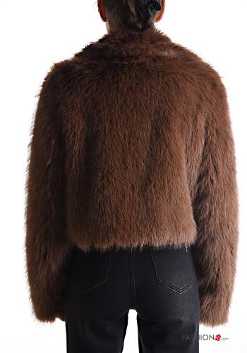 Cappotto pelliccia sintetica corto con fodera - ph 2