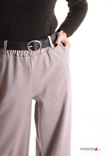 Hose mit Gürtel mit gummizug mit Taschen - ph 4