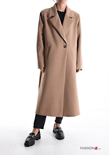 long Coat with buttons with lining with pockets - ph 1