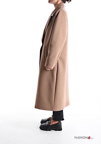 long Coat with buttons with lining with pockets - ph 3
