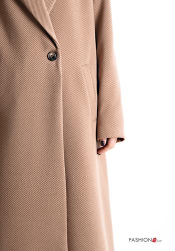 long Coat with buttons with lining with pockets - ph 4