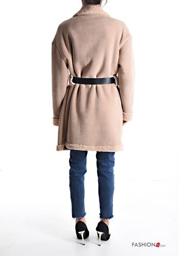 Coat with belt with pockets - ph 2
