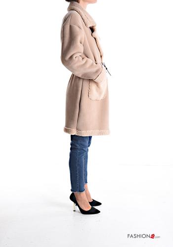 Coat with belt with pockets - ph 3