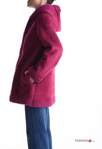 Cappotto senza fodera con tasche con zip con cappuccio - ph 3