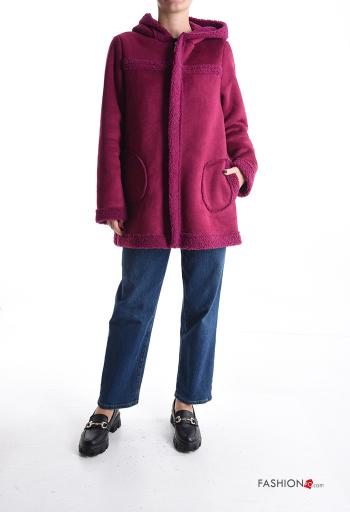 Cappotto senza fodera con tasche con zip con cappuccio - ph 5