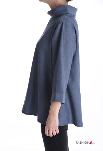 Blusa de cuello alto manga tres cuartos - ph 3