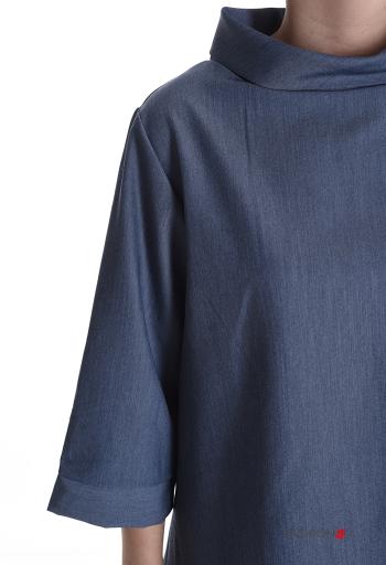 Blusa de cuello alto manga tres cuartos - ph 4