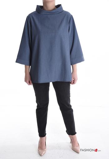 Blusa de cuello alto manga tres cuartos - ph 5