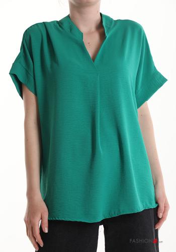 Blusa manga curta gola V - ph 1