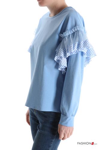 Tüll- Sweatshirt aus Baumwolle - ph 3