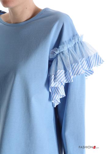 Tüll- Sweatshirt aus Baumwolle - ph 4