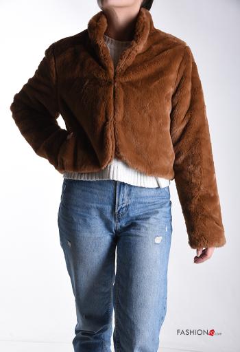 long sleeve mini Jacket with buttons with lining - ph 1