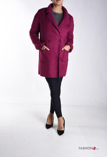 Coat with buttons without lining with pockets - ph 1