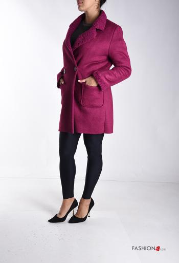 Coat with buttons without lining with pockets - ph 3
