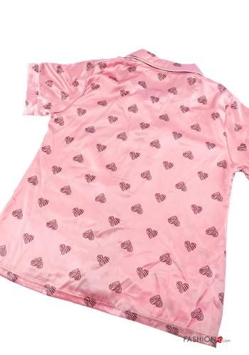 Pijama completo estampado de corazón - ph 3