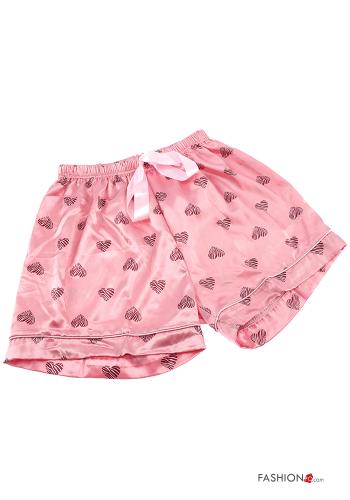 Pijama completo estampado de corazón - ph 6