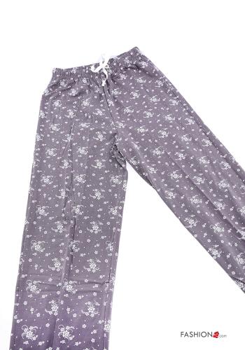 Pigiama completo in Cotone Fantasia floreale - ph 5