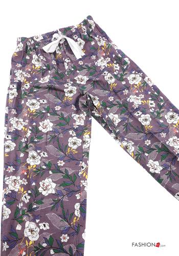 Pigiama completo in Cotone Fantasia floreale - ph 5