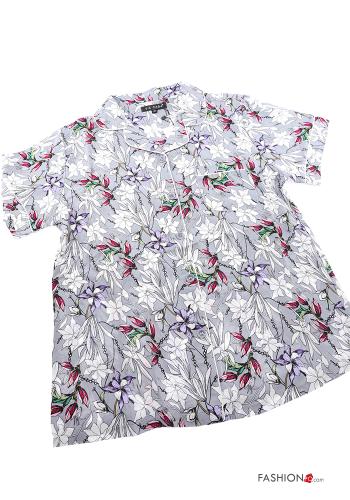 Blumenmuster Voller Pyjama - ph 2