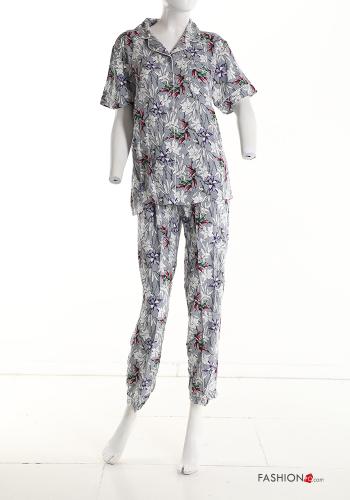 Blumenmuster Voller Pyjama - ph 8