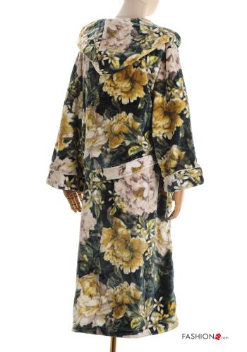 Robe Floral com cinto com bolsos - ph 2