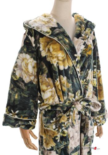 Robe Floral com cinto com bolsos - ph 4