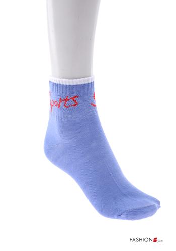 Lettering print Cotton Ankle socks - ph 5