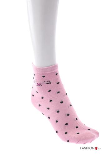 Calcetines cortos de Algodón Estampado de lunares - ph 5