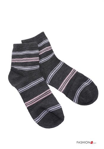 Striped Cotton Ankle socks - ph 2