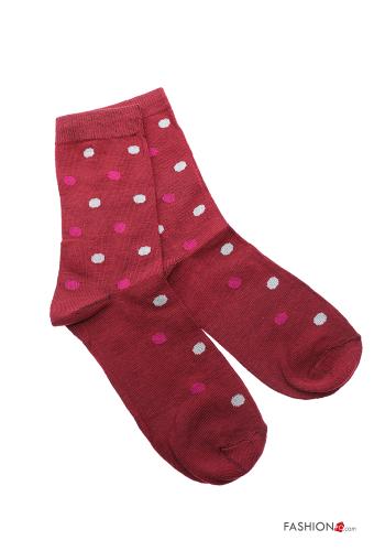 Calcetines largos de Algodón Estampado de lunares - ph 2