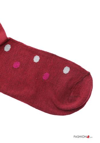Calcetines largos de Algodón Estampado de lunares - ph 3