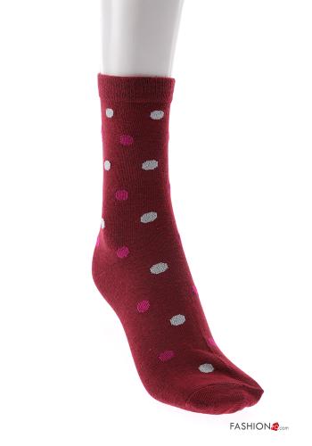 Calcetines largos de Algodón Estampado de lunares - ph 5