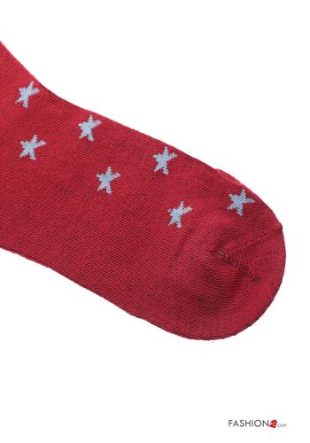 Sternenmuster Kurze Socken aus Baumwolle - ph 3