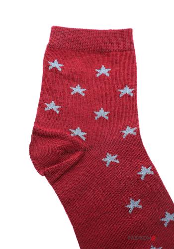 Sternenmuster Kurze Socken aus Baumwolle - ph 4