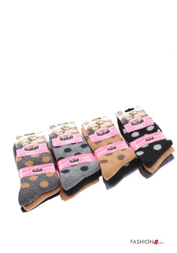 gepunktet Lange Socken aus Baumwolle - ph 1