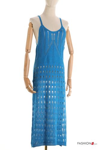 sleeveless long beach Dress with split