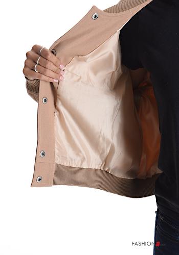 Bomberjacke mit Knöpfen mit gummizug - ph 6