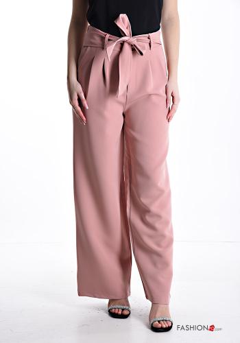 Trousers with drawstring with elastic with pockets