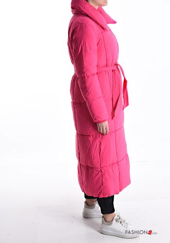 Puffer Jacket with belt with pockets - ph 3