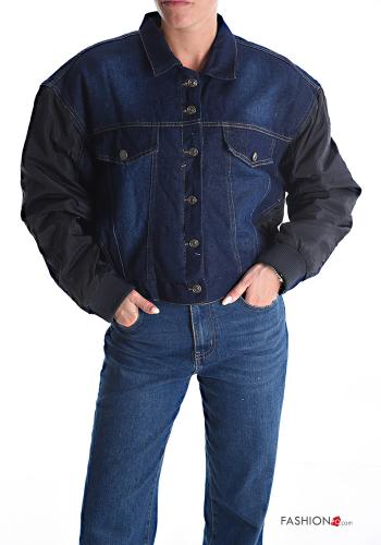 denim Jacket with buttons with pockets - ph 1
