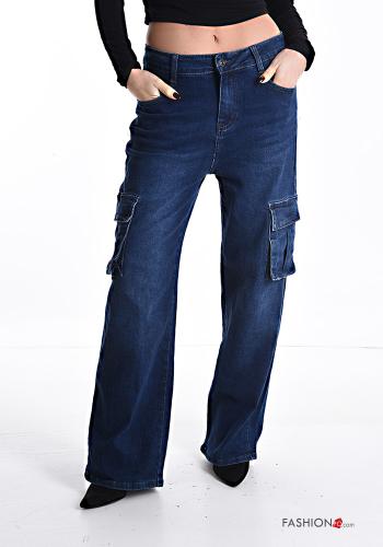 Jeans in Cotone con tasche - ph 1