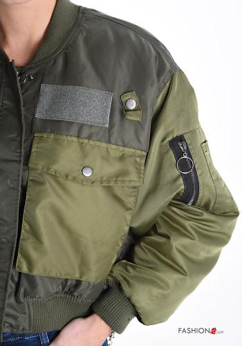 Bomberjacke mit Taschen mit Reißverschluss - ph 4