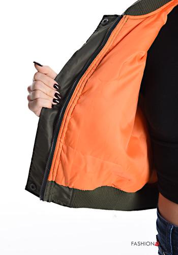 Bomberjacke mit Taschen mit Reißverschluss - ph 6