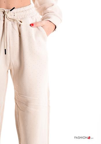 Tuta sportiva in Cotone con elastico con cappuccio con tasche con zip - ph 4