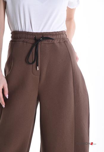 Pantalone sportivo in Cotone con tasche con elastico - ph 4
