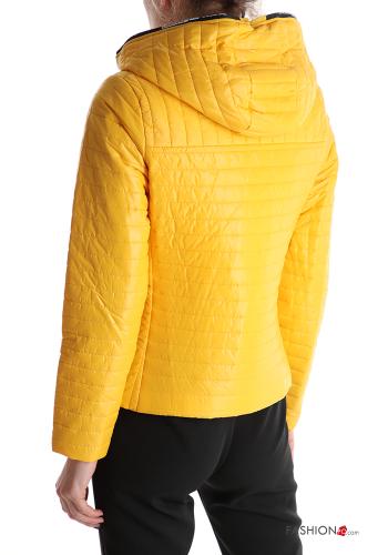 Daunenjacke mit Taschen mit Kapuze mit Reißverschluss - ph 2