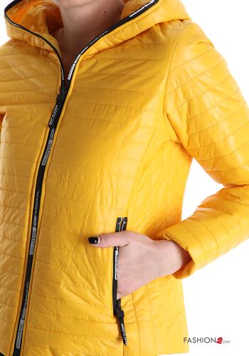 Daunenjacke mit Taschen mit Kapuze mit Reißverschluss - ph 4