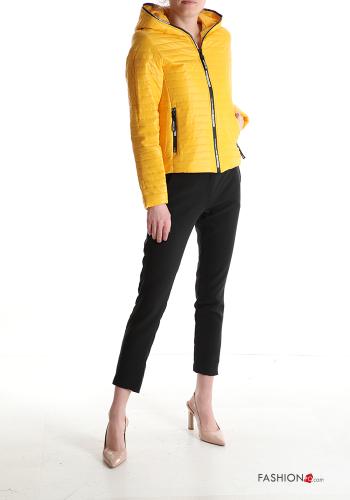 Daunenjacke mit Taschen mit Kapuze mit Reißverschluss - ph 5