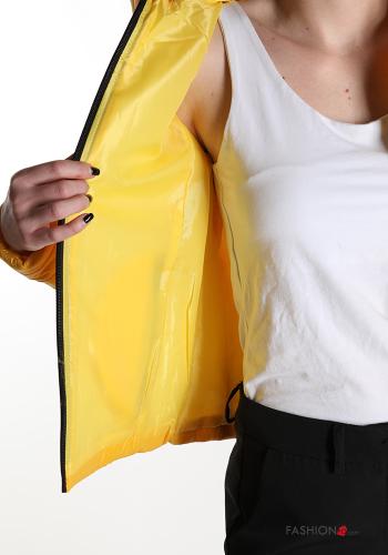 Daunenjacke mit Taschen mit Kapuze mit Reißverschluss - ph 6