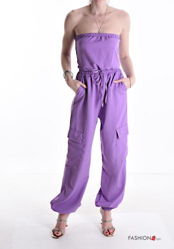 Jumpsuit con tasche con elastico - ph 1